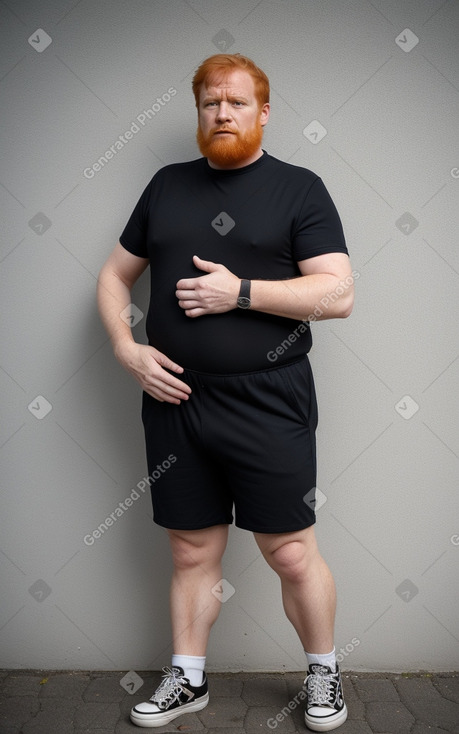 German 45 years male with  ginger hair