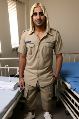 Emirati adult male with  blonde hair