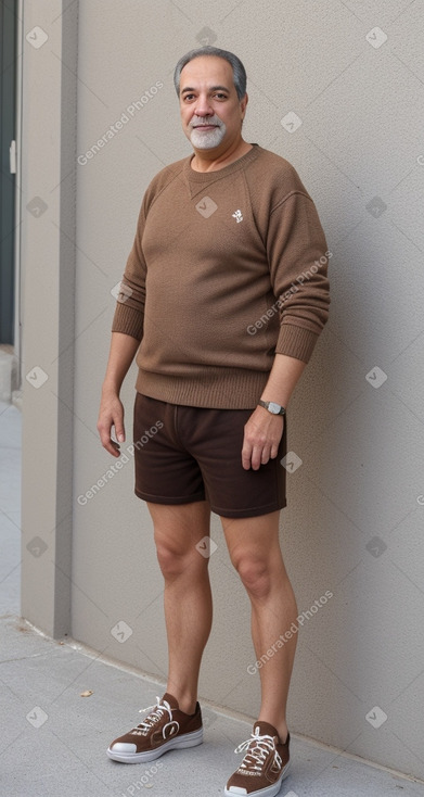 Greek 45 years male with  brown hair