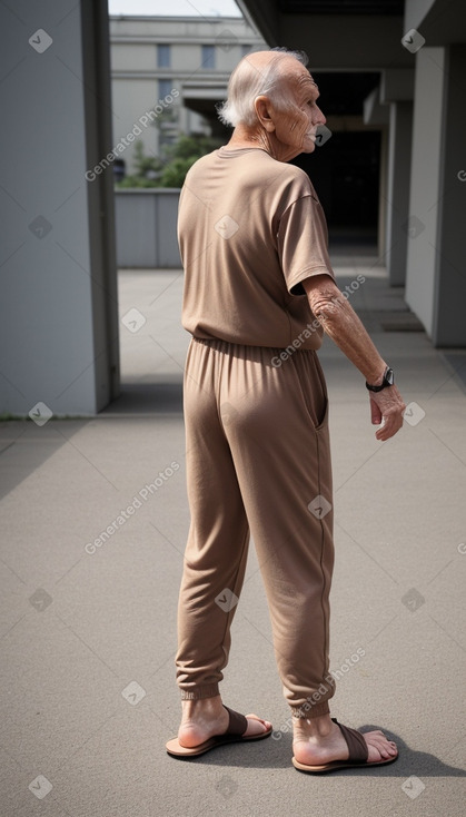 Swedish elderly male with  brown hair