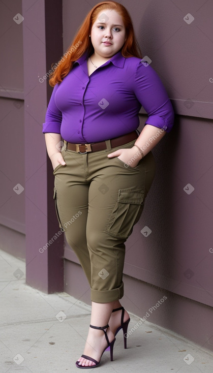 Honduran young adult female with  ginger hair