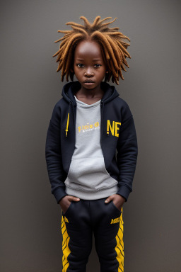 Ugandan child boy with  ginger hair