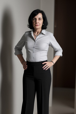 Italian 45 years non-binary with  black hair