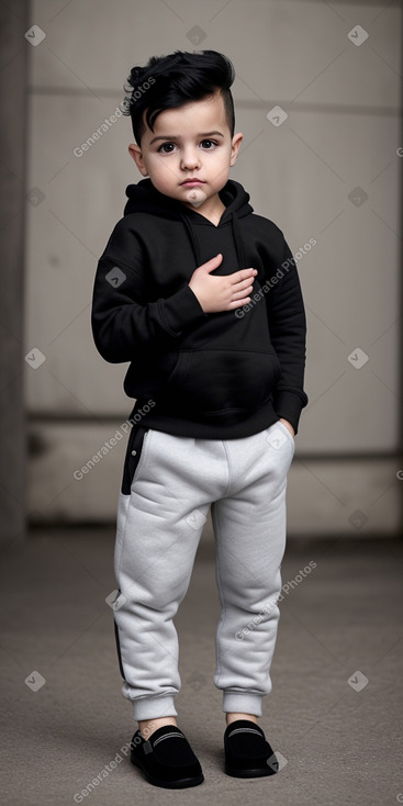 Georgian infant boy with  black hair