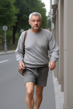 Slovak middle-aged male with  gray hair