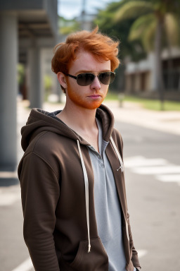 Brazilian adult male with  ginger hair