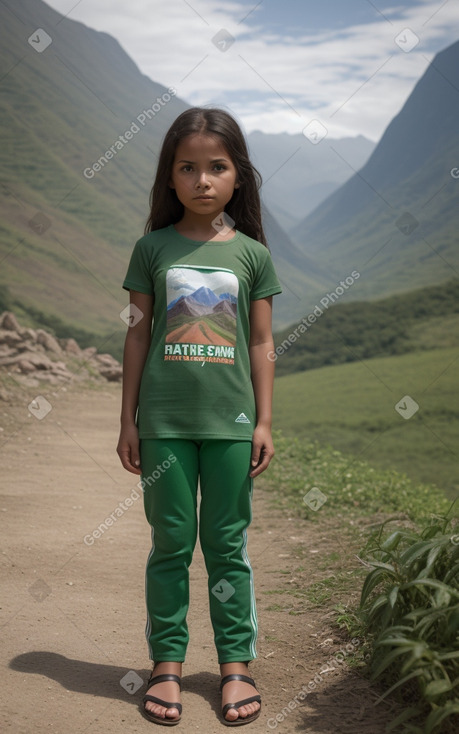 Bolivian child girl 