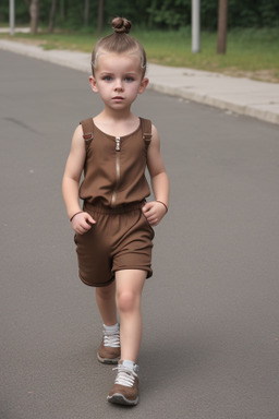 Belarusian child boy with  brown hair