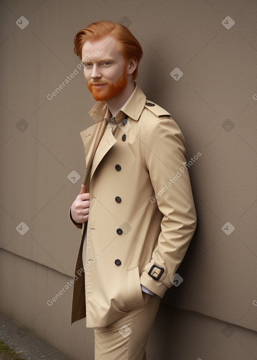 Finnish adult male with  ginger hair