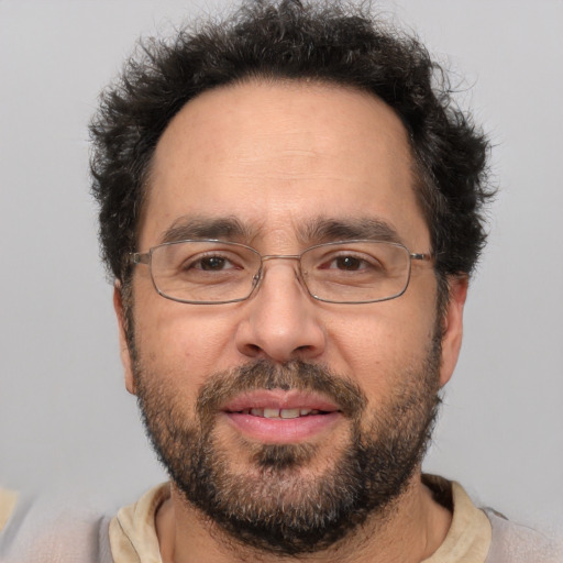 Neutral white adult male with short  brown hair and brown eyes