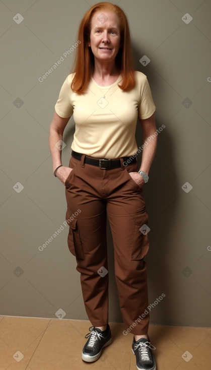 45 years female with  ginger hair