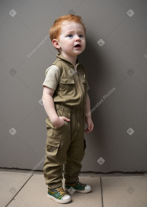 South african infant boy with  ginger hair