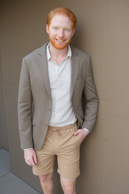 Adult male with  ginger hair