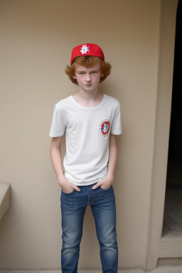 Croatian teenager boy with  ginger hair