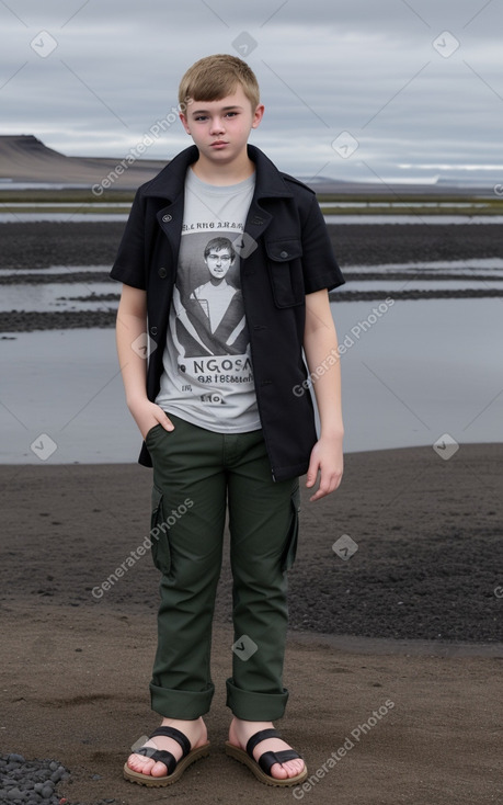 Icelandic teenager boy 