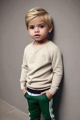 Mexican infant boy with  blonde hair