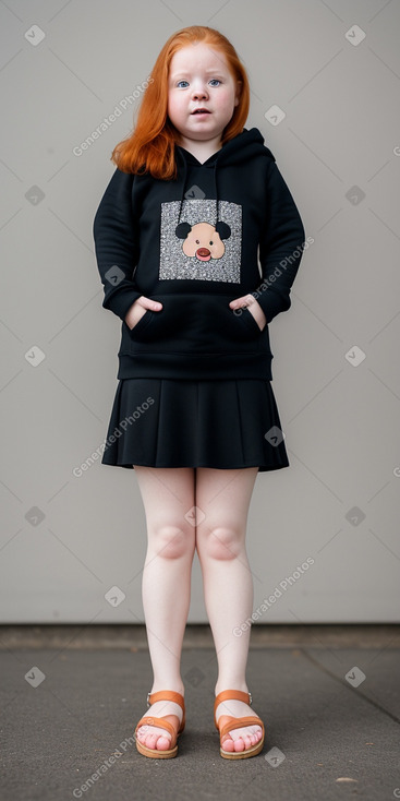 Swiss infant girl with  ginger hair