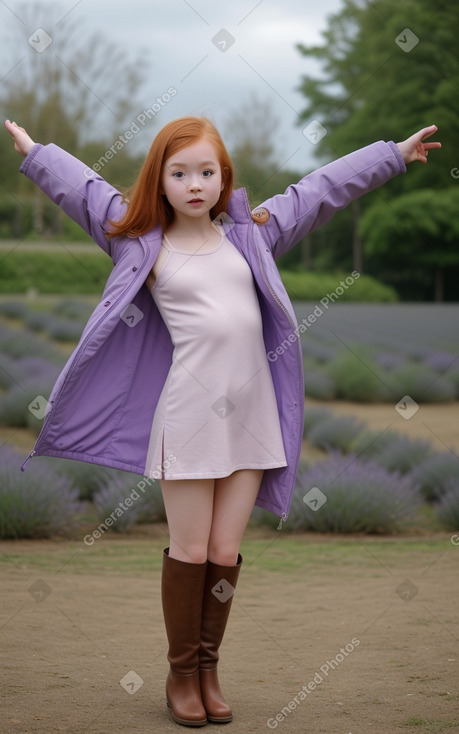 Thai child girl with  ginger hair