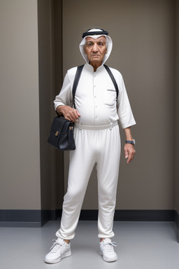 Qatari elderly male with  white hair