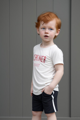 Danish infant boy with  ginger hair