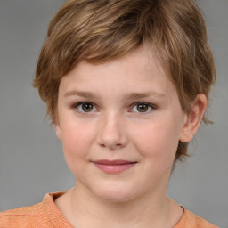 Joyful white young-adult male with medium  brown hair and brown eyes