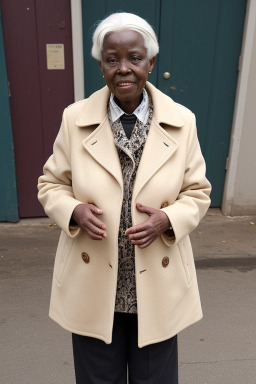 Senegalese elderly female with  white hair