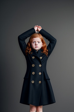 Syrian child girl with  ginger hair