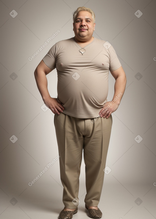 Greek 45 years male with  blonde hair