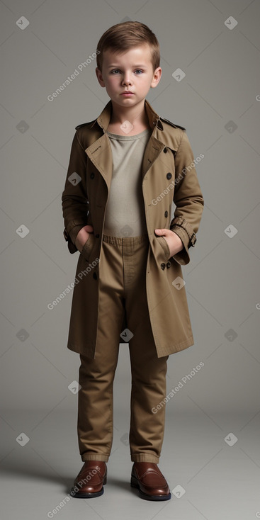 Estonian child boy with  brown hair