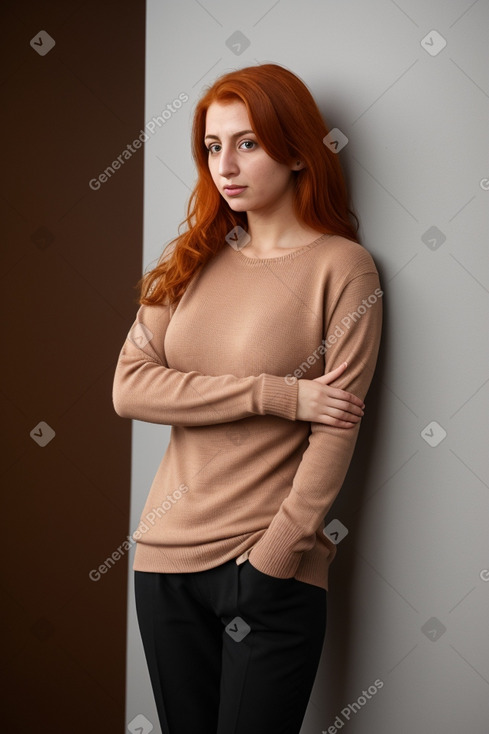 Turkish adult female with  ginger hair