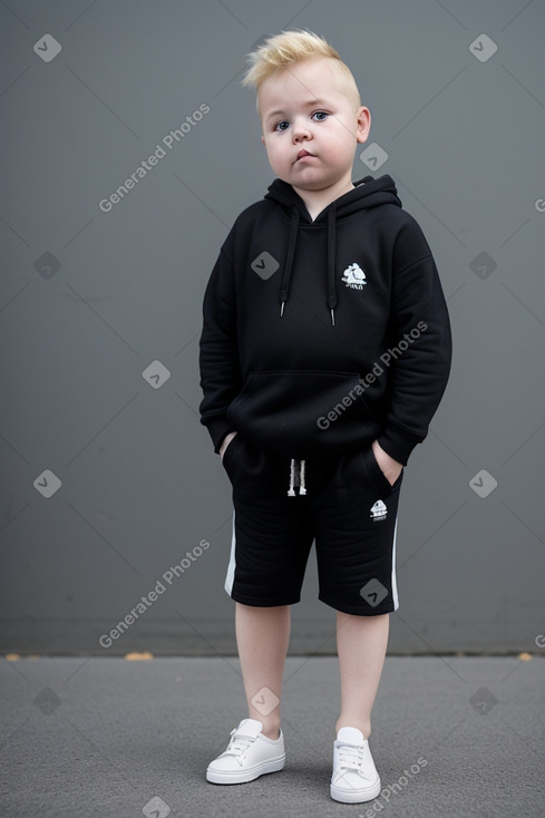 Estonian infant boy with  blonde hair