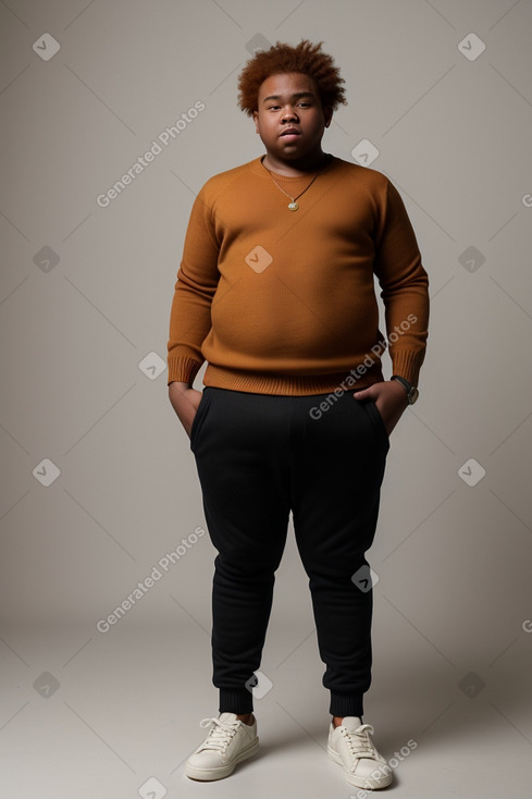 Jamaican teenager boy with  ginger hair