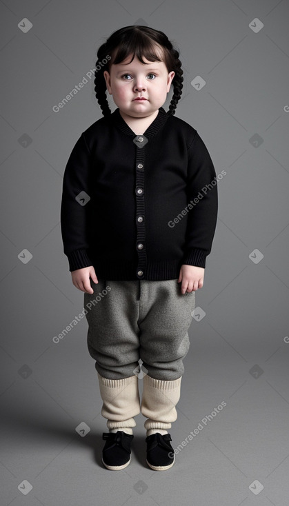 Estonian infant boy with  black hair