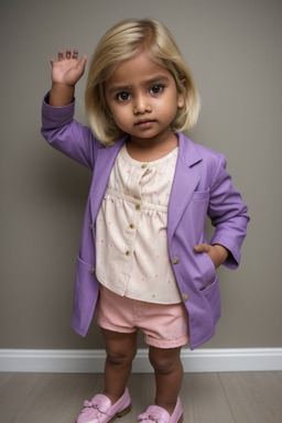 Bangladeshi infant girl with  blonde hair