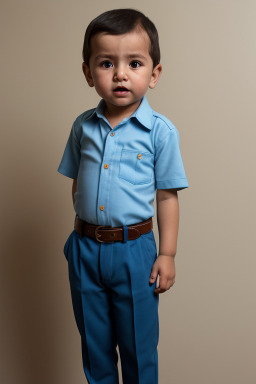 Uzbek infant boy with  brown hair