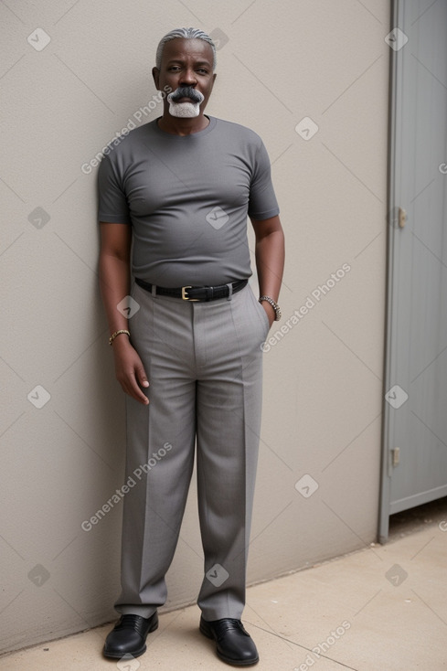 Senegalese middle-aged male with  gray hair