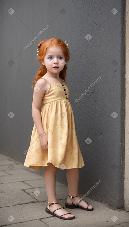 Ecuadorian infant girl with  ginger hair