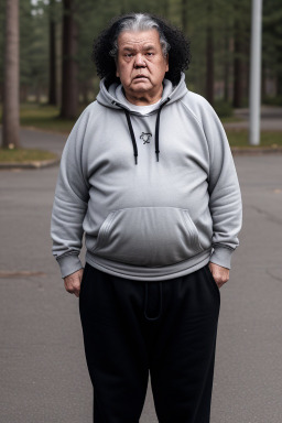 Finnish elderly male with  black hair