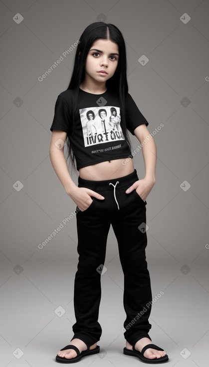 Spanish child boy with  black hair