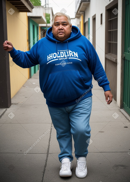 Honduran elderly male with  blonde hair