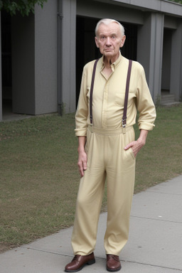 Latvian elderly male with  blonde hair