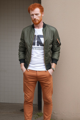 Italian adult male with  ginger hair