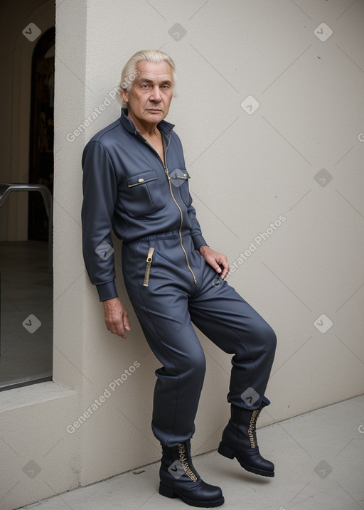 Austrian elderly male with  blonde hair