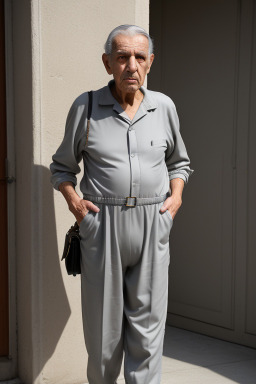 Algerian elderly male with  gray hair