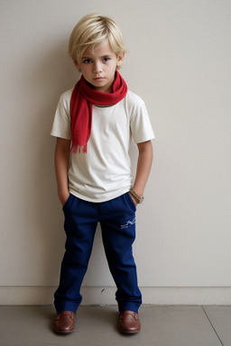 Brazilian child boy with  blonde hair