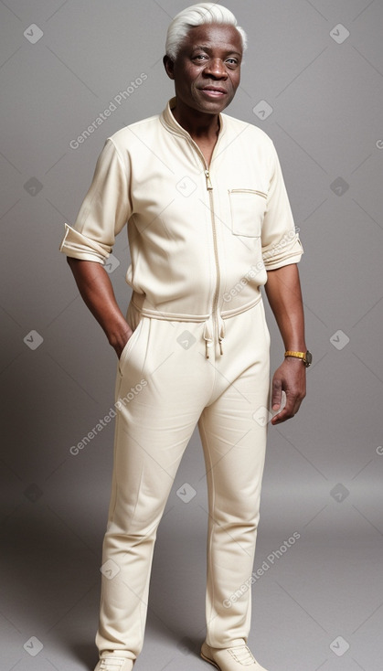 Ghanaian elderly male with  white hair