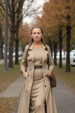 Polish 45 years female with  brown hair