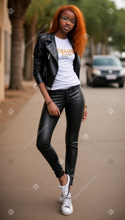 Malian teenager girl with  ginger hair