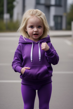 Slovak infant girl with  blonde hair