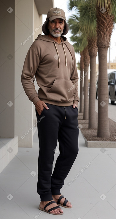 Libyan middle-aged male with  brown hair